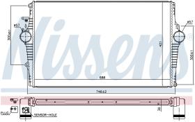  969001 - INTERCOOLER VOLVO V70(SW)(00-)2.4 D