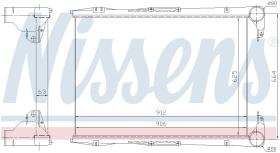 Nissens 96968 - INTERCOOLER RVI-RENAULT TRUCKS KERA