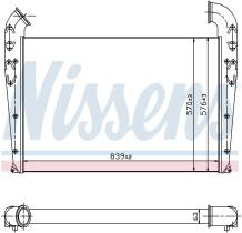 Nissens 96992 - INTERCOOLER SCANIA 4-SERIES(95-) P