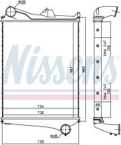 Nissens 97006 - INTERCOOLER TERBERG FM(98-)