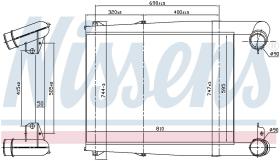  97028 - INTERCOOLER RVI-RENAULT TRUCKS PREM