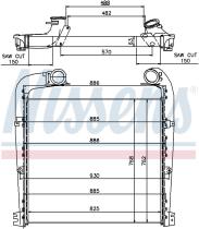 Nissens 97029 - INTERCOOLER SCANIA G-SERIES(07-)
