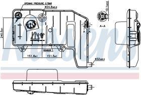 Nissens 996027 - VASO EXPANSION IVECO TRAKKER(02-)19
