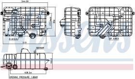 Nissens 996038 - VASO EXPANSION MERCEDES ACTROS MP4(