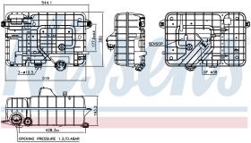Nissens 996053 - VASO EXPANSION MERCEDES ACTROS MP4(