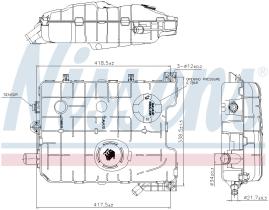 Nissens 996058 - VASO EXPANSION RVI-RENAULT TRUCKS K