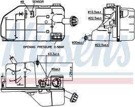 Nissens 996062 - VASO EXPANSION MERCEDES CONECTO(01-