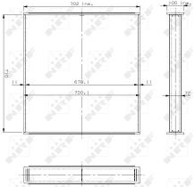 Nrf 13405 - RADIADOR CENTRAL M.A.N.