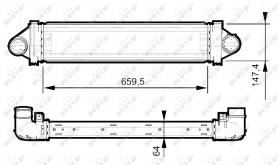 Nrf 30519 - INTERCOOLER TURISMOS LANDROVER LAND