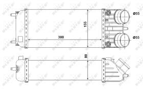 Nrf 30543 - CAC CITROEN DS3, PEUGEOT 208 10-