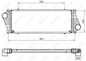 Nrf 30830 - CAC MERCEDES SPRINTER 208D 95-