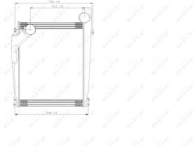 Nrf 309006 - INTERCOOLER / CHARGER MERCEDES 1424