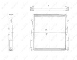 Nrf 309356 - INTERCOOLER / CHARGER MAN BUS -
