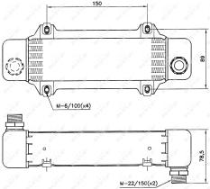 Nrf 31006 - RADIADOR ACEITE AUDI 100 82-