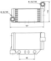 Nrf 31054 - REFRIGERADOR ACEITE PORSCHE 944 T