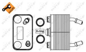 Nrf 31076 - RADIADOR ACEITE BMW X5 3.0 DI 07-19