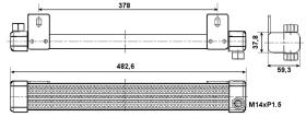 Nrf 31164 - RADIADOR ACEITE SAAB 9000 84-