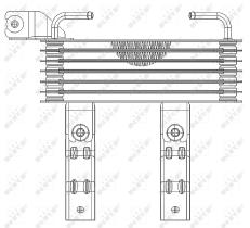 Nrf 31165 - RADIADOR ACEITE HYUNDAI SANTA FE 00