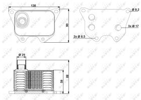  31173 - RADIADOR ACEITE AUDI A3 04-