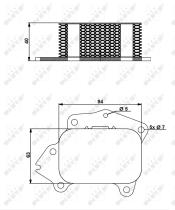 Nrf 31174 - RADIADOR ACEITE CITROEN BERLINGO 05