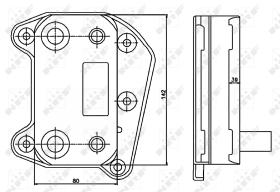  31183 - RADIADOR ACEITE MERCEDES C200 00-