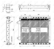 Nrf 31185 - RADIADOR ACEITE JCB 3CX