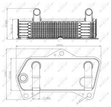 Nrf 31188 - RADIADOR ACEITE VOLKSWAGEN CADDY