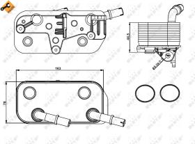 Nrf 31189 - RADIADOR ACEITE BMW 5-SERIES E39 &