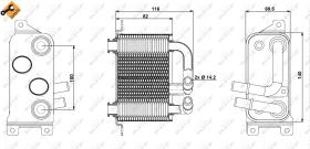  31191 - RADIADOR ACEITE BMW 5-SERIES E60