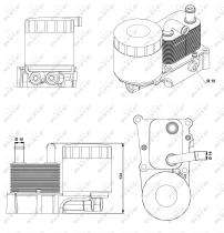Nrf 31193 - RADIADOR ACEITE FORD FOCUS