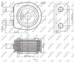 31241 - RADIADOR ACEITE RENAULT MAGNUM 09/1