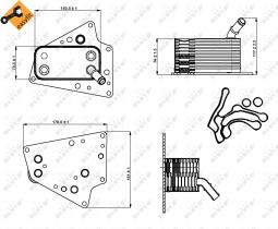  31258 - RADIADOR ACEITE OPEL ZAFIRA 07/2005