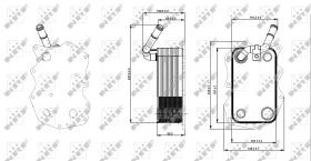 Nrf 31271 - RADIADOR ACEITE VW TOUAREG 01/2010>