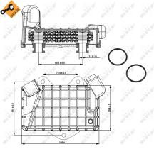 Nrf 31274 - RADIADOR ACEITE MERCEDES C220 06/19