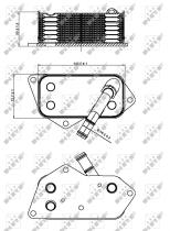 Nrf 31277 - RADIADOR ACEITE BMW 3 SERIE 03/2005