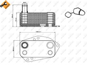  31278 - RADIADOR ACEITE LAND ROVER FREELAND