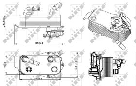Nrf 31279 - RADIADOR ACEITE BMW 1 SERIE 03/2007