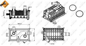 Nrf 31280 - RADIADOR ACEITE BMW 3 SERIE 03/1994