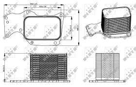 Nrf 31284 - RADIADOR ACEITE BMW 3 SERIE 03/2012
