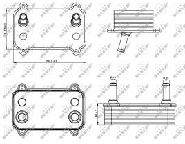 Nrf 31288 - RADIADOR ACEITE PORSCHE CAYENNE 08/