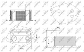 Nrf 31298 - RADIADOR ACEITE HYUNDAI I30 06/2007