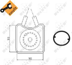 Nrf 31305 - RADIADOR ACEITE AUDI A3/A4/A6 94-/V