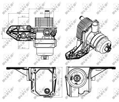 Nrf 31309 - RADIADOR ACEITE FORD TRANSIT 300 2.