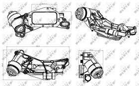 Nrf 31315 - RADIADOR ACEITE OPEL ASTRA 1.6 10/0