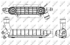 Nrf 31316 - RADIADOR ACEITE OPEL ASTRA 2.0 06/0