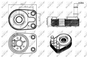  31323 - RADIADOR ACEITE FIAT DOBLO 1.9D 11/