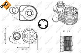 Nrf 31325 - RADIADOR ACEITE IVECO DAILY 29L10 2