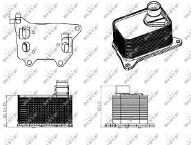 Nrf 31330 - RADIADOR ACEITE AUDI A1 1.8 02/15>