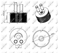 Nrf 31336 - RADIADOR ACEITE RENAULT TRAFIC 03/2