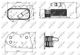  31341 - RADIADOR ACEITE OPEL MERIVA 09/2003